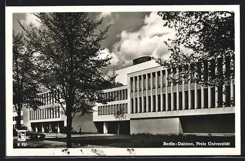 AK Berlin-Dahlem, Blick auf Freie Universität, Bibliothek