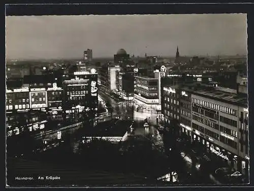 AK Hannover, Der Kröpcke bei Nacht