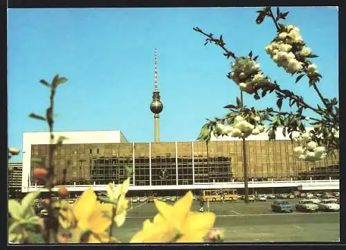 AK Berlin, Palast der Republik, Fernsehturm