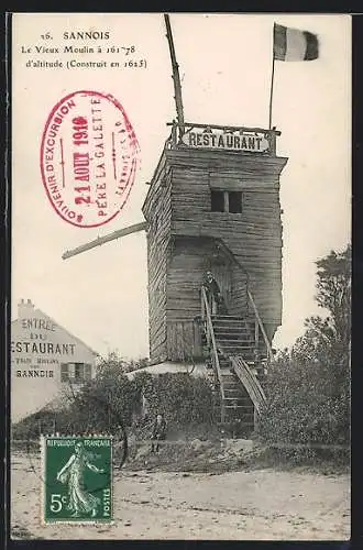 AK Sannois, Le Vieux Moulin, Restaurant