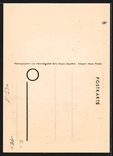 AK Berlin-Rixdorf-Neukölln, Hermannstrasse mit Bahnhof und Strassenbahn