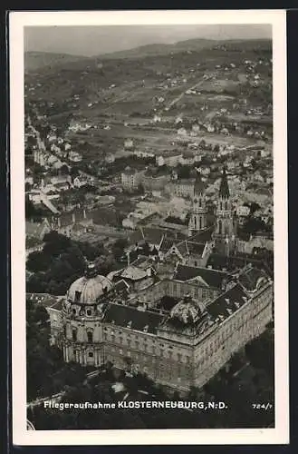 AK Klosterneuburg, Fliegeraufnahme vom Stift