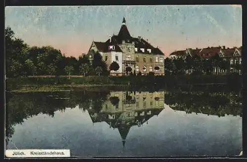 AK Jülich, Kreisständehaus, vom Wasser gesehen