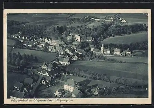 AK Obersteinbach im Steigerwald, Teilansicht vom Flugzeug aus