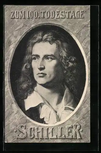 AK Portrait des Dichters Friedrich Schiller