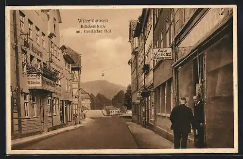 AK Witzenhausen, Hessischer Hof, Bes. Hch. Günther, Brückenstrasse