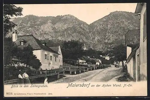 AK Hohe Wand, Maiersdorf an der Hohen Wand, Strassenpartie