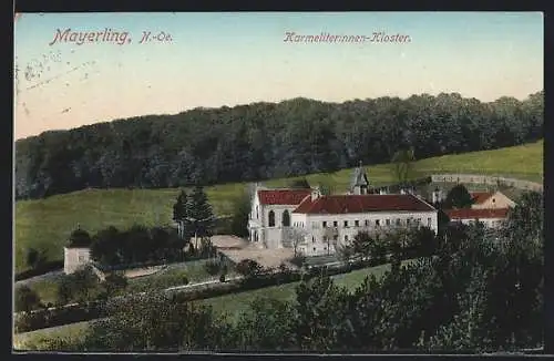 AK Mayerling /N.-Oe., Blick auf das Karmeliterinnen-Koster