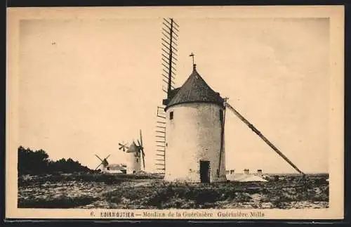AK Noirmoutier, Moulin de la Gueriniere, Windmühle