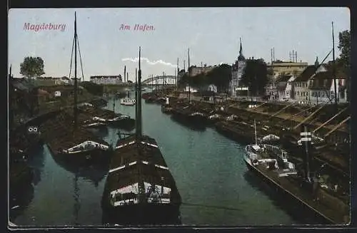 AK Magdeburg, Partie am Hafen