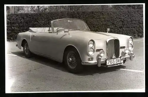 Fotografie Auto Alvis, Luxus-Cabriolet, Kennzeichen 765BM