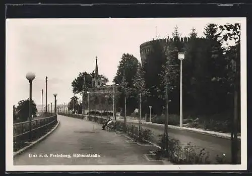 AK Linz a. d. Freinberg, Partie Höhenstrasse