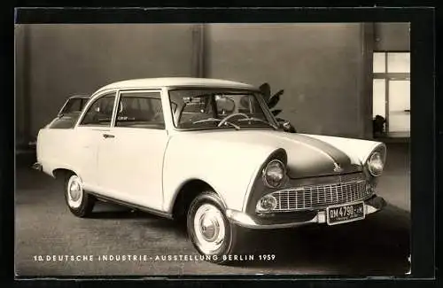 AK Berlin, 10. Deutsche Industrie-Ausstellung 1959, DKW-Junior