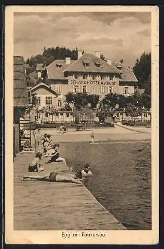 AK Egg am Faakersee, Strandhotel Aschgan