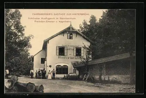 AK Hinterbrühl, Gasthaus zur Hinterbrühl