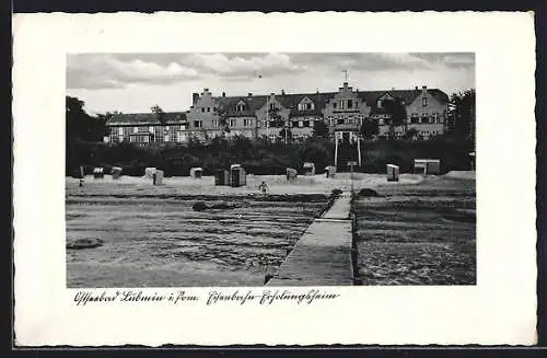 AK Lubmin i. Pom., Ostseebad, Eisenbahn-Erholungsheim