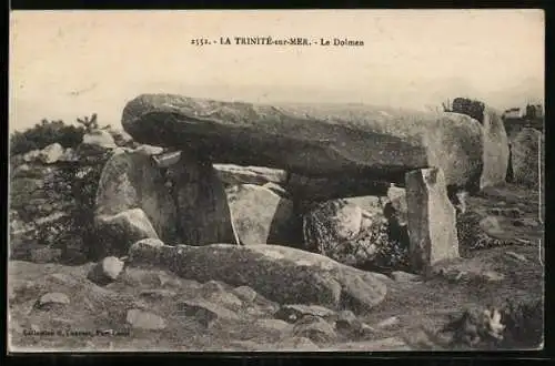 AK La Trinité-sur-Mer, Le Domen, Ausgrabung