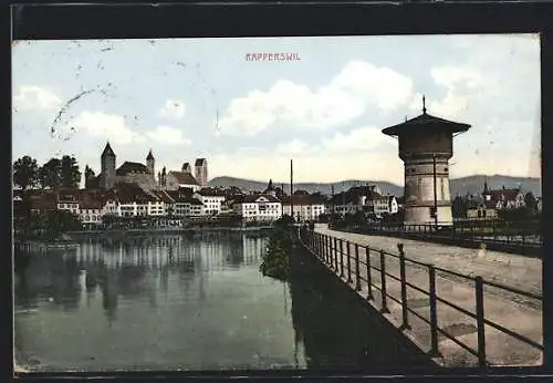 AK Rapperswil, Teilansicht mit Brücke