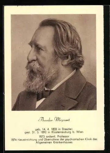 AK Porträt Professor Theodor Meynert