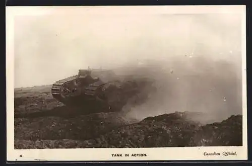 AK Tank in Action, Panzer auf dem Schlachtfeld