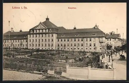 AK Löbau, Blick auf die Kaserne