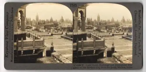 Stereo-Fotografie Keystone View Co., Meadville, Ansicht Madras / Chennai, Law Court Buildings