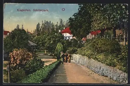 AK Klagenfurt, Leute im Schillerpark