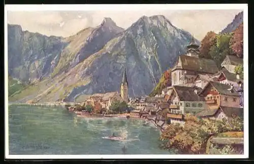 AK Deutscher Schulverein Nr.1687: Hallstatt am Hallstättersee