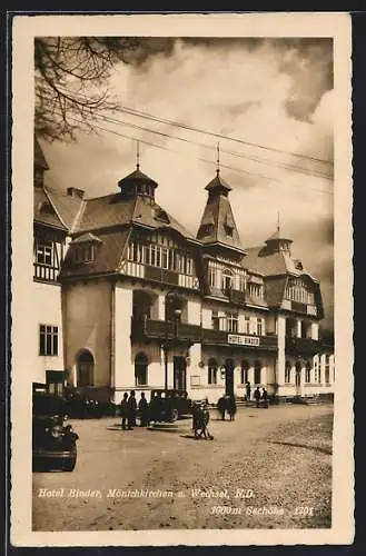 AK Mönichkirchen a. Wechsel, Hotel Binder