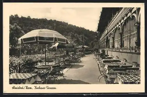 AK Alexisbad /Harz, Kurhaus-Terrasse