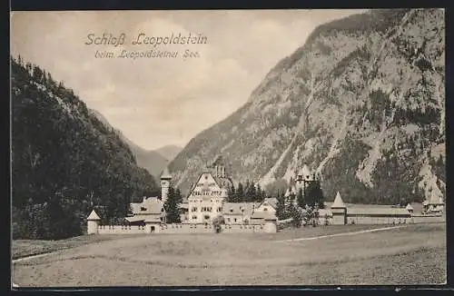 AK Eisenerz, Schloss Leopoldstein beim Leopoldsteiner See