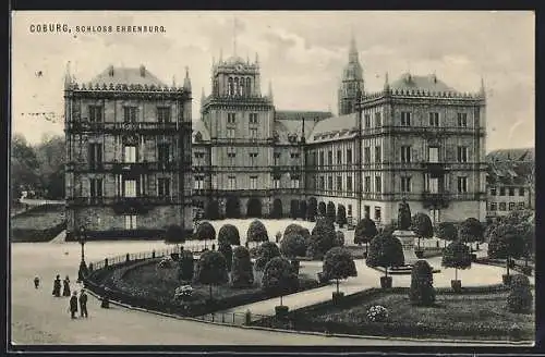 AK Coburg, Grünanlagen am Schloss Ehrenburg