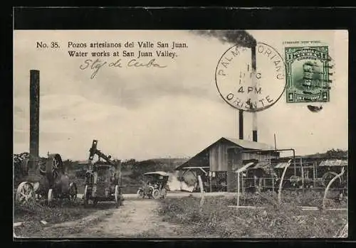 AK Santiago de Cuba, Pozos artesianos del Valle San Juan