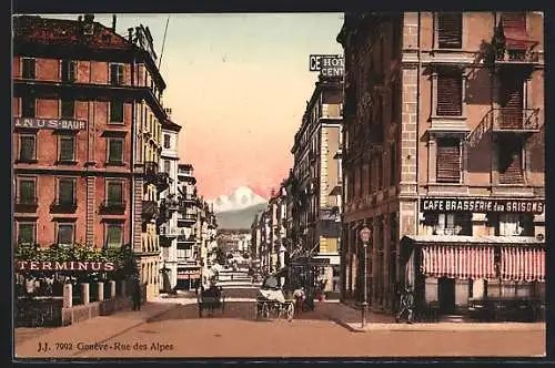 AK Genève, Rue des Alpes