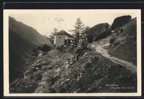 AK Evolène, Chapelle de la Garde, Kapelle