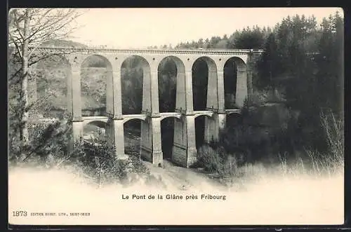 AK Fribourg, Le Pont de la Glane pres Fribourg