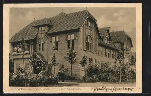 AK Berlin-Spandau, Evang. Johannesstift, Brüderhaus Tabor