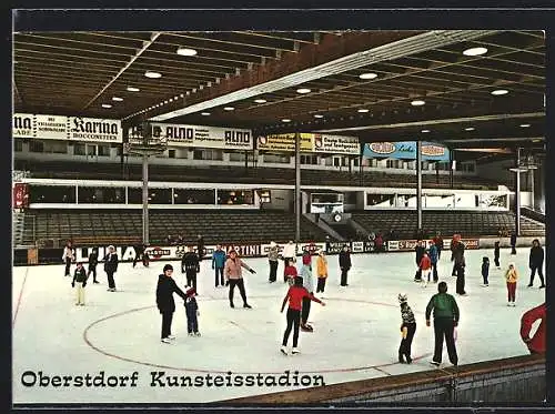 AK Oberstdorf im Hochallgäu, Kunsteisstadion