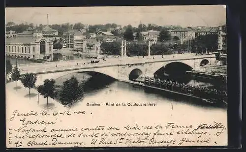 AK Genève, Pont de la Coulouvrenière