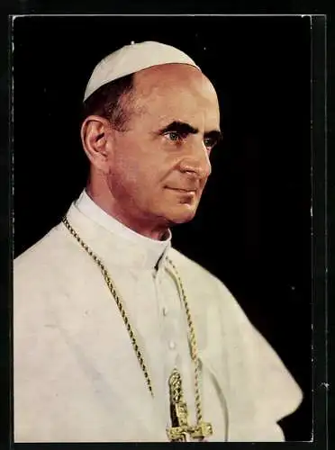 AK Portrait von Papst Paul VI.