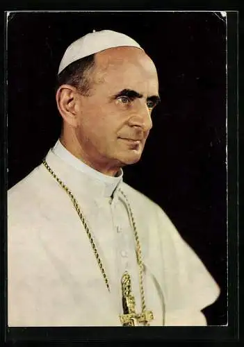 AK Portrait von Papst Paul VI.
