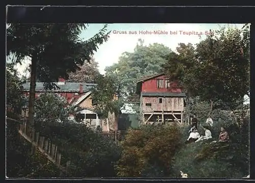 AK Teupitz a. See, Gasthaus Hohe-Mühle