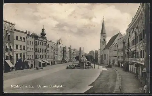 AK Mühldorf am Inn, Unterer Stadtplatz