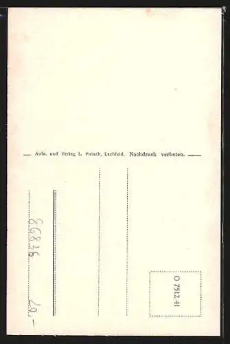 AK Lager Lechfeld, Teilansicht der Siedlung