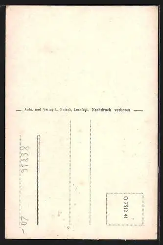 AK Lager Lechfeld, Teilansicht der Siedlung