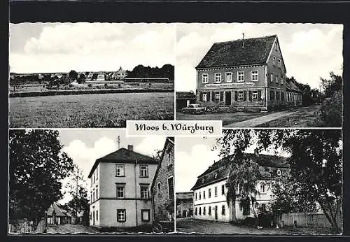 AK Moos / Würzburg, Gasthaus zur Krone