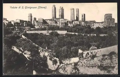 AK S. Gimignano /Siena, Panorama