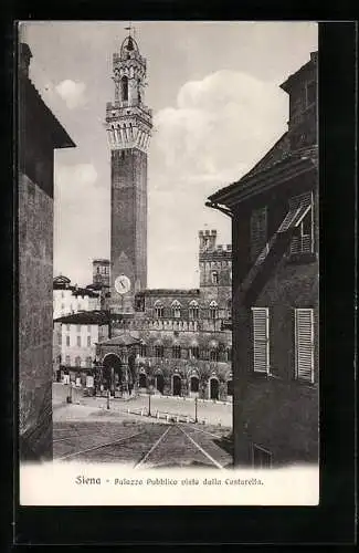 AK Siena, Palazzo Pubblico vista dalla Costarella