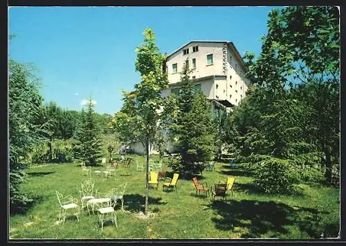 AK San Quirico d`Orcia, Bagno Vignoni, Albergo Posta Marcucci, Il giardino