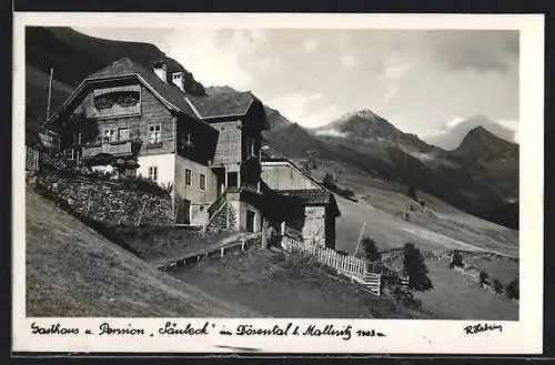 AK Mallnitz, Gasthaus und Pension Säuleck im Dösental